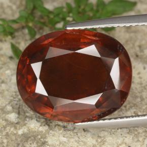 15.4ct Oval Facet Cinnamon Orange Hessonite Garnet for sale thumb image of 15.4ct Oval Facet Cinnamon Orange Hessonite Garnet (ID: 333383)
