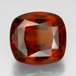 16.30 ct Orange Hessonite Garnet Stone, Natural Hessonite Garnet in Cushion-Cut Shape for Sale