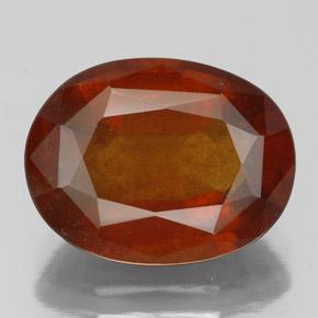 Rojo fuego Granate Hesonita Gema - 6.2ct Forma ovalada (ID: 333538)