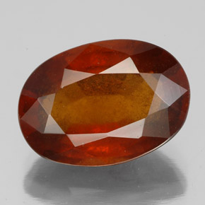 6.6ct Oval Facet Cinnamon Orange Hessonite Garnet for sale thumb image of 6.6ct Oval Facet Cinnamon Orange Hessonite Garnet (ID: 333541)