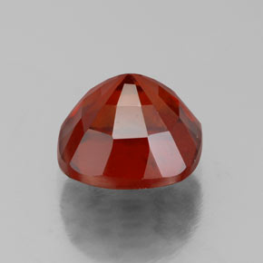 Hessonite Garnet Gemstone in 8.1 x 8 mm Size for Sale, Hessonite Garnet Stone in Cinnamon Orange Color