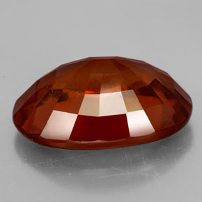 Hessonite Garnet Gemstone in 16 x 11.3 mm Size for Sale, Hessonite Garnet Stone in Cinnamon Orange Color