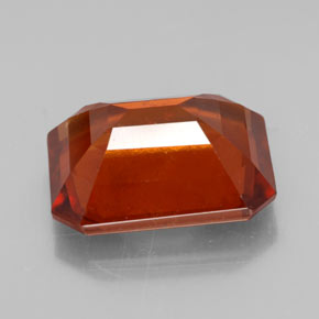 Hessonite Garnet Gemstone in 12 x 10 mm (calibrated) Size for Sale, Hessonite Garnet Stone in Cinnamon Orange Color