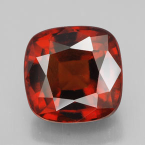 8.60 ct Orange Hessonite Garnet Gemstone, Hessonite Garnet Gem in Cushion-Cut Shape for Sale.