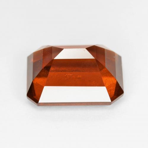 Hessonite Garnet Gemstone in 12.9 x 10.2 mm Size for Sale, Hessonite Garnet Stone in Deep Orange Red Color