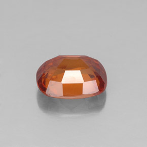 Hessonite Garnet Gemstone in 7.9 x 6.6 mm Size for Sale, Hessonite Garnet Stone in Cinnamon Orange Color