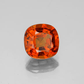 1.71 ct Orange Hessonite Garnet Stone, Natural Hessonite Garnet in Cushion-Cut Shape for Sale