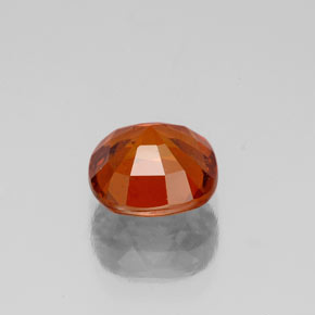 Hessonite Garnet Gemstone in 7 x 7 mm Size for Sale, Hessonite Garnet Stone in Medium Orange Color