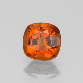 0.81 ct Orange Hessonite Garnet Stone, Natural Hessonite Garnet in Cushion-Cut Shape for Sale