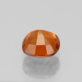 Hessonite Garnet Gemstone in 5.5 x 5.4 mm Size for Sale, Hessonite Garnet Stone in Cinnamon Orange Color