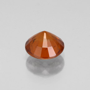 Hessonite Garnet Gemstone in 7 mm (calibrated) Size for Sale, Hessonite Garnet Stone in Cinnamon Orange Color