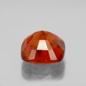 Hessonite Garnet Gemstone in 9 x 9 mm Size for Sale, Hessonite Garnet Stone in Cinnamon Orange Color
