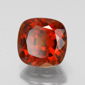 2.79 ct Orange Hessonite Garnet Stone, Natural Hessonite Garnet in Cushion-Cut Shape for Sale