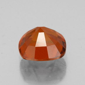 Hessonite Garnet Gemstone in 7.6 x 7.6 mm Size for Sale, Hessonite Garnet Stone in Fire Red Color