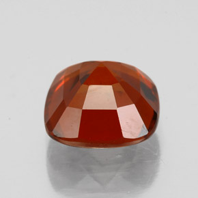 Hessonite Garnet Gemstone in 8.1 x 7.9 mm Size for Sale, Hessonite Garnet Stone in Dark Red Color