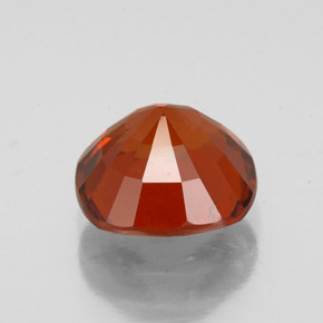 Hessonite Garnet Gemstone in 7.8 x 7.8 mm Size for Sale, Hessonite Garnet Stone in Cinnamon Orange Color