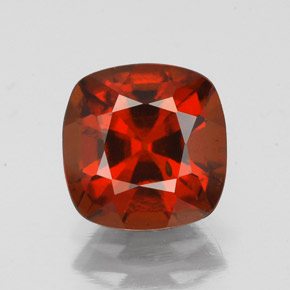 2.32 ct Orange Hessonite Garnet Gemstone, Hessonite Garnet Gem in Cushion-Cut Shape for Sale.