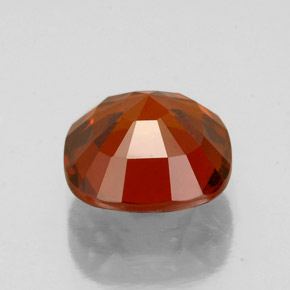 Hessonite Garnet Gemstone in 8.1 x 8.1 mm Size for Sale, Hessonite Garnet Stone in Cinnamon Orange Color
