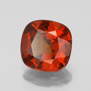 2.15 ct Orange Hessonite Garnet Stone, Natural Hessonite Garnet in Cushion-Cut Shape for Sale