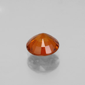 Hessonite Garnet Gemstone in 6.5 mm (calibrated) Size for Sale, Hessonite Garnet Stone in Deep Orange Color