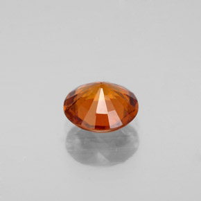 Hessonite Garnet Gemstone in 6.5 mm (calibrated) Size for Sale, Hessonite Garnet Stone in Dark Orange Color
