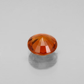 Hessonite Garnet Gemstone in 6.5 mm (calibrated) Size for Sale, Hessonite Garnet Stone in Cinnamon Orange Color
