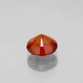 Hessonite Garnet Gemstone in 6.5 mm (calibrated) Size for Sale, Hessonite Garnet Stone in Cinnamon Orange Color