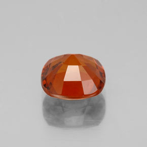 Hessonite Garnet Gemstone in 8 x 7.9 mm Size for Sale, Hessonite Garnet Stone in Cinnamon Orange Color