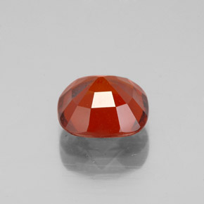 Hessonite Garnet Gemstone in 8.1 x 8 mm Size for Sale, Hessonite Garnet Stone in Cinnamon Orange Color