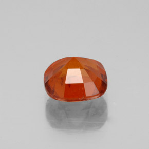 Hessonite Garnet Gemstone in 7.6 x 7.5 mm Size for Sale, Hessonite Garnet Stone in Bright Red Color