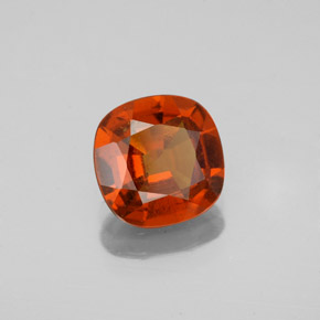 1.68 ct Red Hessonite Garnet Stone, Natural Hessonite Garnet in Cushion-Cut Shape for Sale