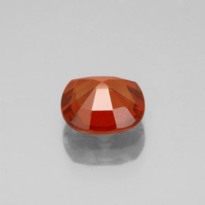 Hessonite Garnet Gemstone in 7.7 x 7.6 mm Size for Sale, Hessonite Garnet Stone in Bright Red Color