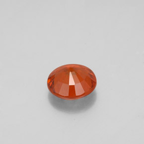 Hessonite Garnet Gemstone in 6 mm (calibrated) Size for Sale, Hessonite Garnet Stone in Cinnamon Orange Color