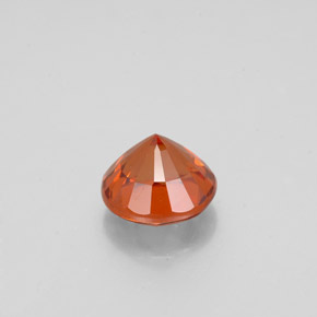 Hessonite Garnet Gemstone in 6 mm (calibrated) Size for Sale, Hessonite Garnet Stone in Cinnamon Orange Color