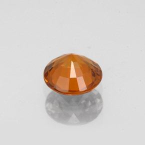 Hessonite Garnet Gemstone in 6 mm (calibrated) Size for Sale, Hessonite Garnet Stone in Cinnamon Orange Color
