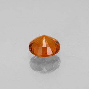 Hessonite Garnet Gemstone in 5.6 mm Size for Sale, Hessonite Garnet Stone in Cinnamon Orange Color