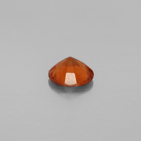 Hessonite Garnet Gemstone in 7 mm (calibrated) Size for Sale, Hessonite Garnet Stone in Cinnamon Orange Color