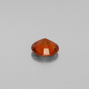 Hessonite Garnet Gemstone in 6.5 mm (calibrated) Size for Sale, Hessonite Garnet Stone in Cinnamon Orange Color