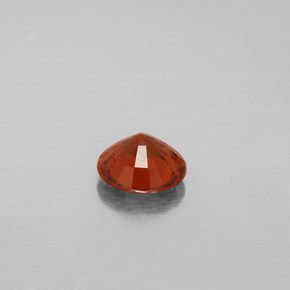 Hessonite Garnet Gemstone in 6.5 mm (calibrated) Size for Sale, Hessonite Garnet Stone in Cinnamon Orange Color