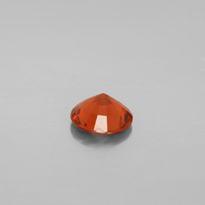 Hessonite Garnet Gemstone in 7 mm (calibrated) Size for Sale, Hessonite Garnet Stone in Cinnamon Orange Color