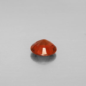 Hessonite Garnet Gemstone in 7 mm (calibrated) Size for Sale, Hessonite Garnet Stone in Cinnamon Orange Color