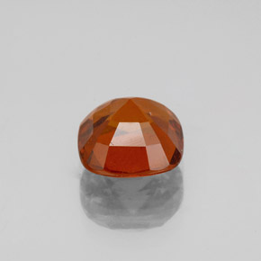 Hessonite Garnet Gemstone in 7.5 x 7.4 mm Size for Sale, Hessonite Garnet Stone in Bright Red Color