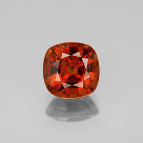 Rojo fuego Granate Hesonita Gema - 2ct Corte en Forma Cojín (ID: 344967)