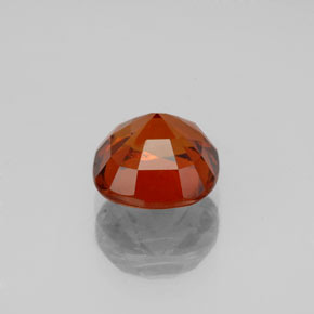 Hessonite Garnet Gemstone in 7.2 x 7.2 mm Size for Sale, Hessonite Garnet Stone in Fire Red Color