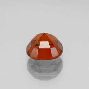 Hessonite Garnet Gemstone in 7.4 x 7.4 mm Size for Sale, Hessonite Garnet Stone in Fire Red Color