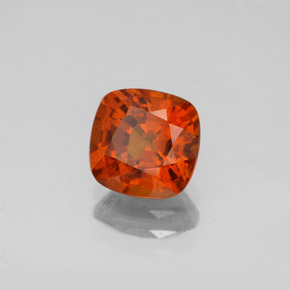 1.78 ct Orange Hessonite Garnet Stone, Natural Hessonite Garnet in Cushion-Cut Shape for Sale