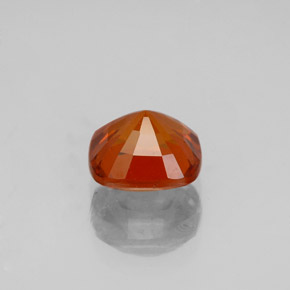 Hessonite Garnet Gemstone in 7 x 6.9 mm Size for Sale, Hessonite Garnet Stone in Cinnamon Orange Color