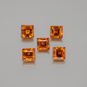 0.4ct Square Facet Orange Hessonite Garnet for sale thumb image of 0.4ct Square Facet Orange Hessonite Garnet (ID: 381258)