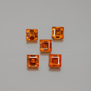 0.3ct Square Facet Orange Hessonite Garnet for sale thumb image of 0.3ct Square Facet Orange Hessonite Garnet (ID: 381263)