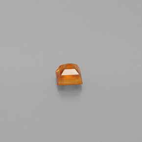 Hessonite Garnet Gemstone in 3.4 x 3.4 mm Size for Sale, Hessonite Garnet Stone in Orange Color